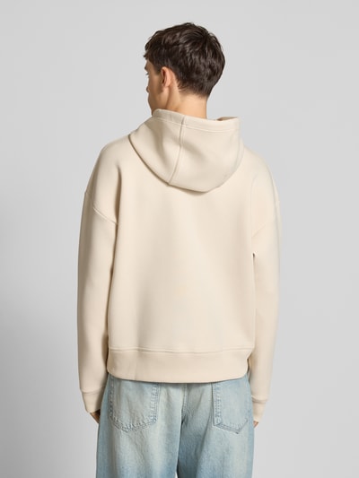 G-Star Raw Loose fit hoodie met kangoeroezak, model 'Scuba' Offwhite - 5