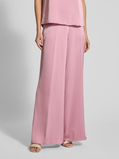 V by Vera Mont Wide Leg Stoffhose mit elastischem Bund Rosa 4