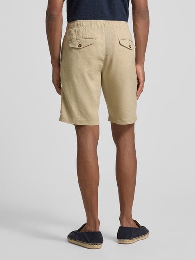 Tommy Hilfiger Relaxed Fit Shorts aus Leinen-Mix Beige 5