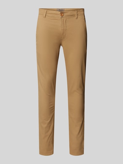 Blend Slim Fit Hose mit Eingriff- und Gesäßtaschen Modell 'NATAN' Beige 1