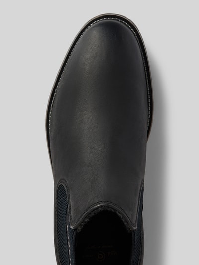 bugatti Boots aus Leder mit elastischen Einsätzen Modell 'Kosta' Black 3