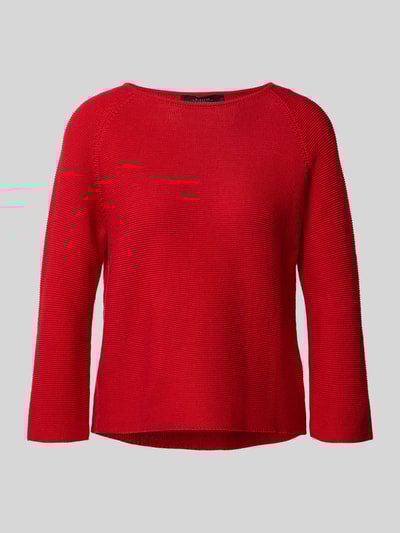 Weekend Max Mara Strickpullover mit Rundhalsausschnitt Modell 'ADDOTTO' Rot 2