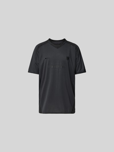 VETEMENTS Football Jersey mit V-Ausschnitt Black 2