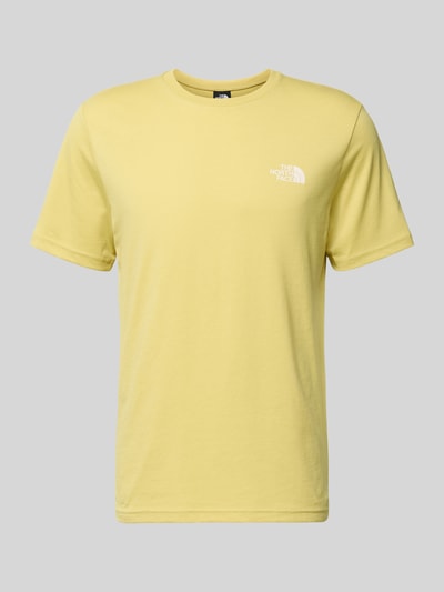 The North Face T-Shirt mit Label-Print Oliv 1