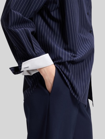 HUGO Regular Fit Langarmbluse aus reiner Baumwolle Modell 'EXTRA' Marine 6