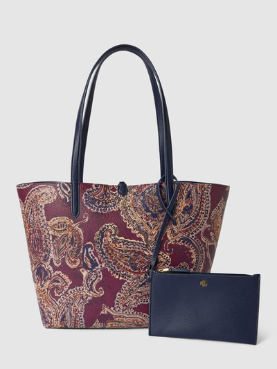 Lauren Ralph Lauren Aan twee kanten draagbare shopper Paars - 2