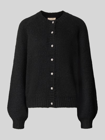 FREE/QUENT Strickjacke mit Rundhalsausschnitt Modell 'Luisa' Black 2