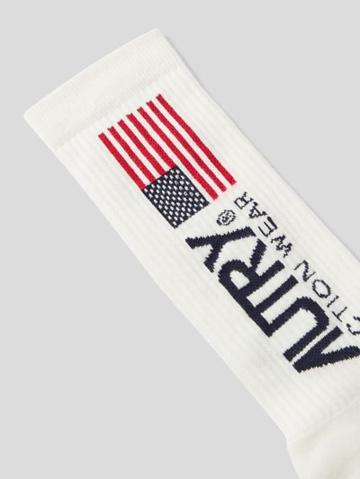Autry Socken mit Label-Print Weiß 2