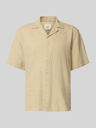 Redefined Rebel Regular Fit Leinenhemd mit Reverskragen Modell 'DYLAN' Offwhite 2