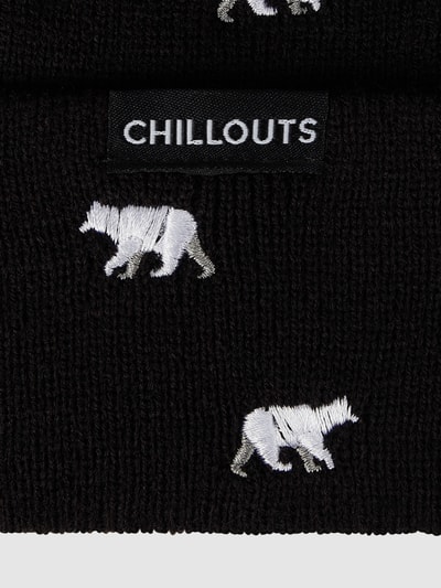 Chillouts Mütze mit Stickereien Modell 'Sea Hat' Schwarz 2