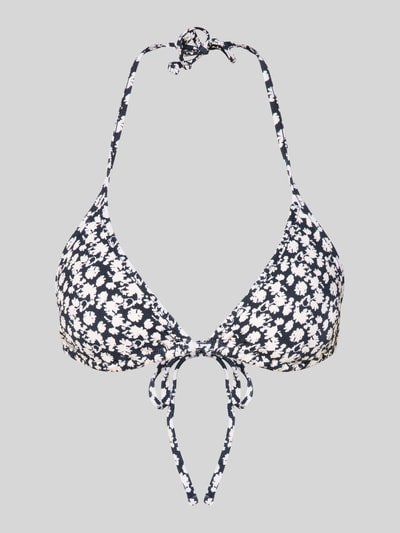 Marc O'Polo Bikini-Oberteil mit Label-Applikation Dunkelblau 1