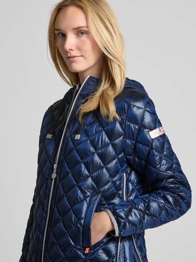 Frieda & Freddies Steppjacke mit Leistentaschen Modell 'YOSIE' Marine 3