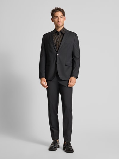 ETERNA Modern Fit Businesshemd mit Kentkragen Black 1