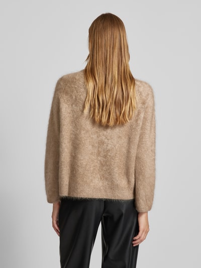 (The Mercer) N.Y. Gebreide pullover van kasjmier met ronde hals Taupe - 5