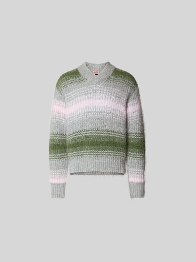 Kenzo Regular Fit Pullover aus Alpaka-Mix Mittelgrau 2