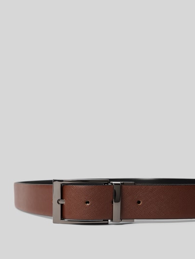 LLOYD Men's Belts Riem met doornsluiting, model 'GALVANIK' Cognac - 2