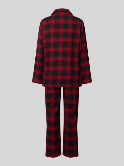 Polo Ralph Lauren Underwear Pyjama mit Stitching als Geschenkset Rot 3