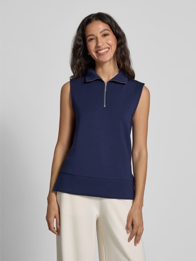 Christian Berg Woman Bluza o kroju bez rękawów Ciemnoniebieski 4