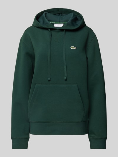 Lacoste Sport Bluza z kapturem z naszywką z logo Ciemnozielony 2