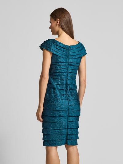 Christian Berg Cocktail Sukienka koktajlowa mini z mieszanki wiskozy z ozdobną aplikacją Butelkowy zielony 5