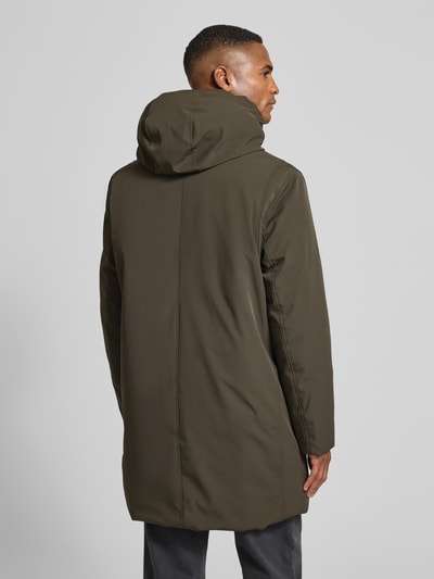 Cinque Płaszcz z kapturem model ‘Dawson’ Oliwkowy 5