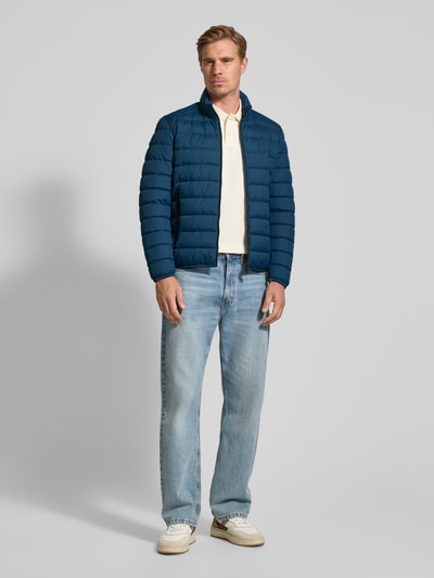Marc O'Polo Regular fit gewatteerd jack van waterafstotend materiaal Koningsblauw - 1