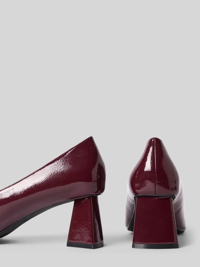 BIANCO Pumps in glänzender Optik Bordeaux 2
