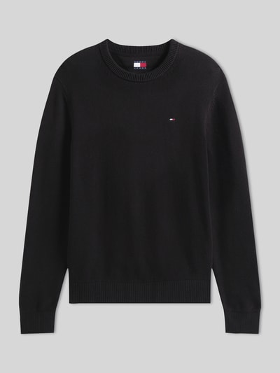Tommy Jeans Regular Fit Pullover aus reiner Baumwolle Black 2