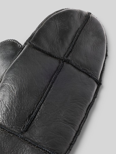 FI.NE Handschuhe aus reinem Lammfell Black 3