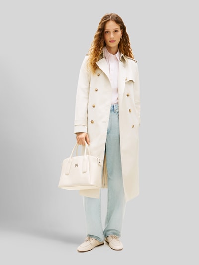 Tommy Hilfiger Henkeltasche mit Logo-Applikation und abnehmbaren Schulterriemen Offwhite 1