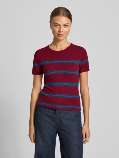 Staud Gebreide pullover van puur kasjmier Bordeaux - 4