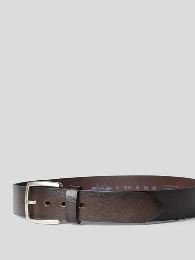 Lloyd Men's Belts Ledergürtel mit Dornschließe Dunkelbraun 2