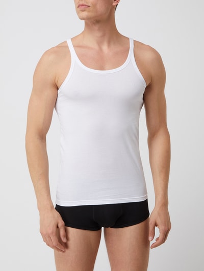 Emporio Armani Tanktop aus Baumwolle im 2er-Pack Weiss 2