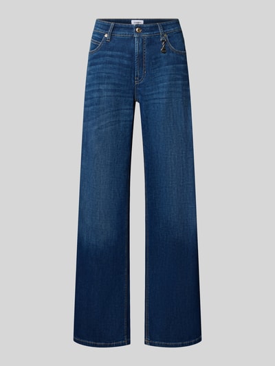 CAMBIO Wide Leg Jeans aus Baumwoll-Mix Modell 'AIMEE' Blau 1
