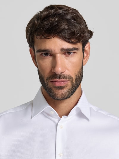 Christian Berg Men Regular Fit Businesshemd mit extra langem Arm Weiss 3