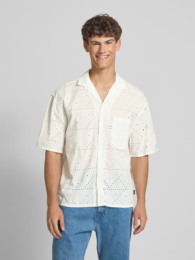 Review X MATW Vrijetijdsoverhemd met reverskraag Offwhite - 4