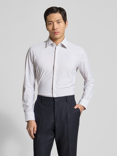 BOSS Slim Fit Businesshemd aus Super-Stretch-Jersey Modell 'P-HANK' Beige 4