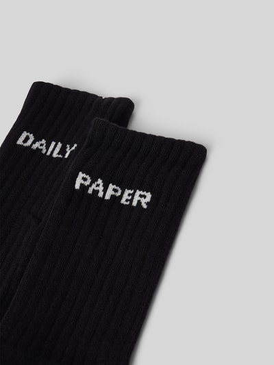 DAILY PAPER Socken mit Label-Print im 2er-Pack Black 2