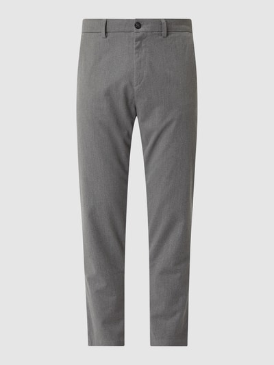 SELECTED HOMME Slim Tapered Fit Chino mit Stretch-Anteil Modell 'York'  Anthrazit 2