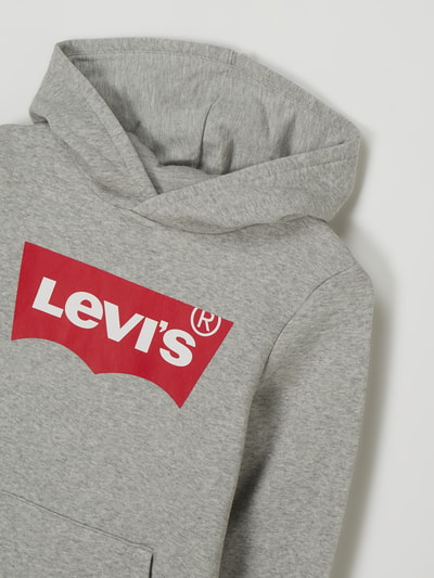 Levi’s® Kids Hoodie mit Känguru-Tasche  Mittelgrau Melange 2