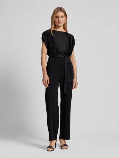 Swing Jumpsuit mit Rundhalsausschnitt Black 4