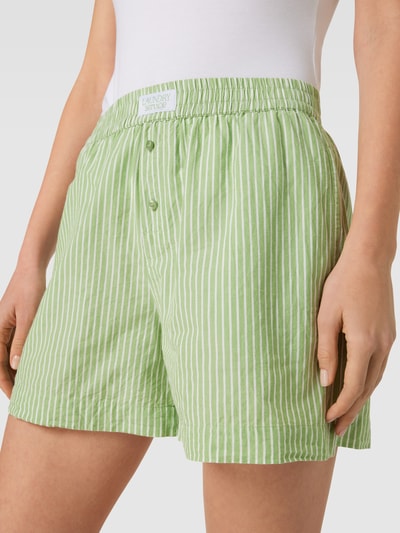 Jake*s Casual Bermudas mit elastischem Bund Hellgruen 3