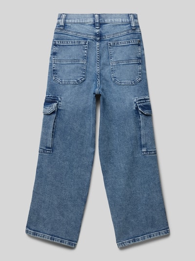 s.Oliver RED LABEL Regular Fit Jeans mit Cargotaschen Blau 3