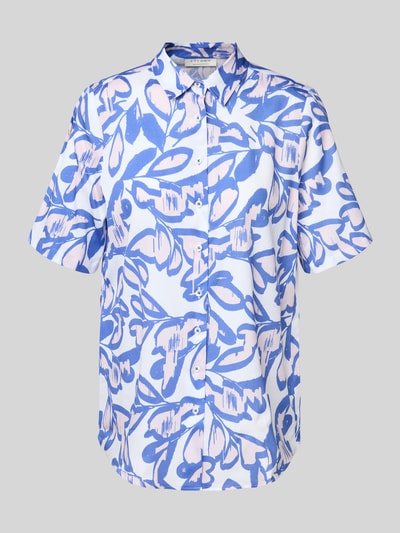 ETERNA Regular Fit Hemdbluse mit 1/2-Arm Blau 2