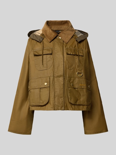 Barbour kroj regular fit kurtka funkcjonalna z czystej bawełny model 'LIZA' Piaskowy 2