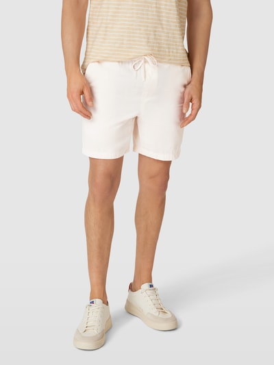 Knowledge Cotton Apparel Shorts mit elastischem Bund Stein 4