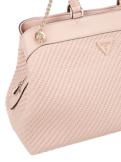 Guess Handtasche in Flecht-Optik Modell 'Hassie' Altrosa 4