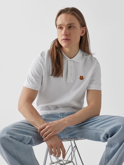 Kenzo Poloshirt mit Logo-Motiv Weiß 3