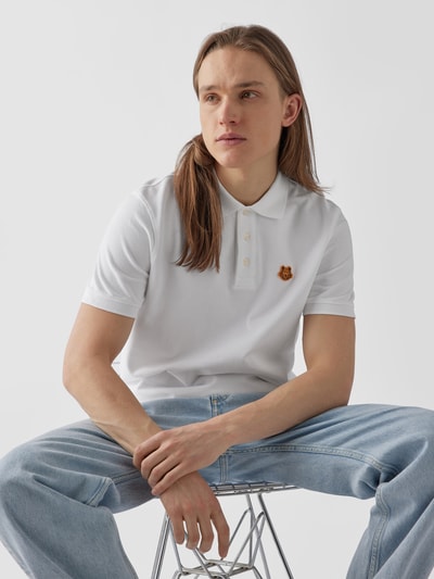 Kenzo Poloshirt mit Logo-Motiv Weiss 3