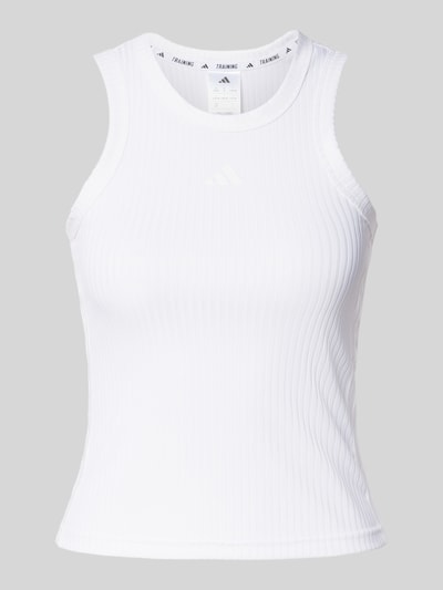 ADIDAS SPORTSWEAR Tanktop mit Strukturmuster Weiss 1